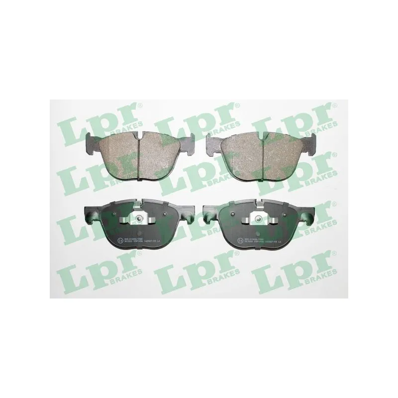 Jeu de 4 plaquettes de frein avant LPR 05P1496
