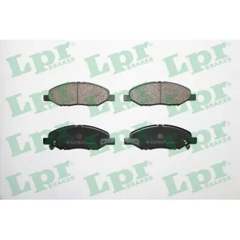 Jeu de 4 plaquettes de frein avant LPR 05P1497