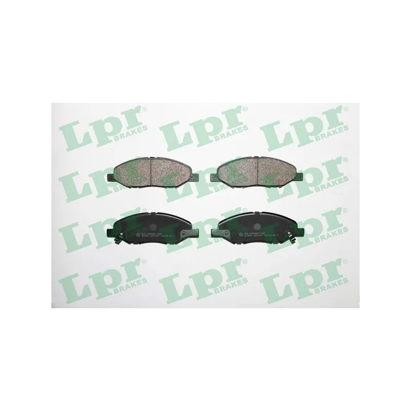 Jeu de 4 plaquettes de frein avant LPR 05P1497