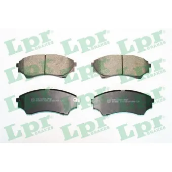 Jeu de 4 plaquettes de frein avant LPR 05P1499