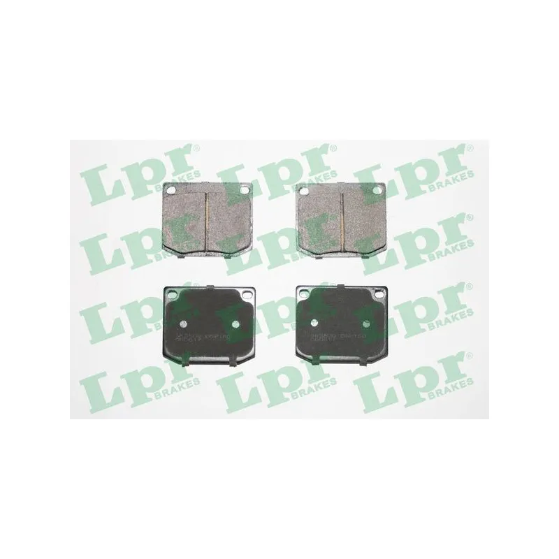 Jeu de 4 plaquettes de frein avant LPR 05P150