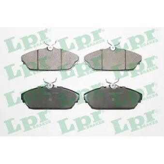 Jeu de 4 plaquettes de frein avant LPR 05P1502