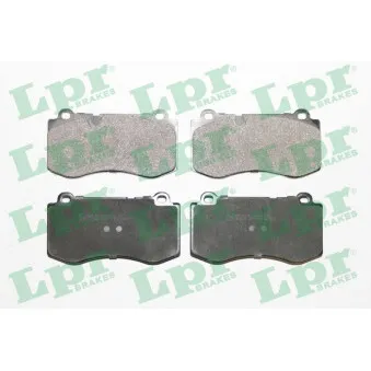 Jeu de 4 plaquettes de frein avant LPR 05P1506