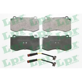Jeu de 4 plaquettes de frein avant LPR 05P1506A