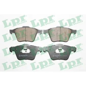 Jeu de 4 plaquettes de frein avant LPR 05P1507