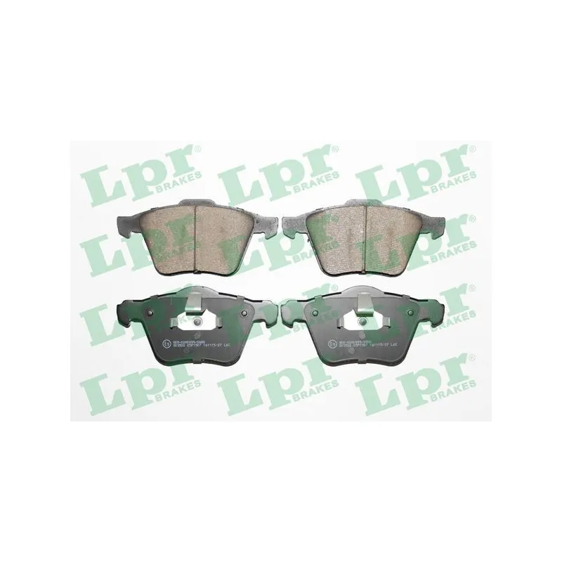 Jeu de 4 plaquettes de frein avant LPR 05P1507