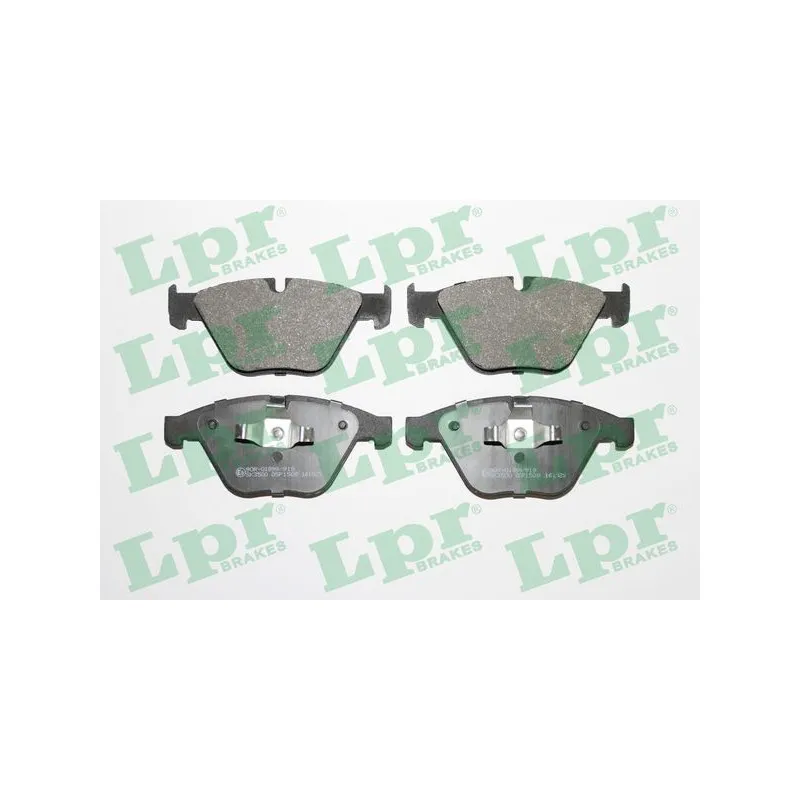 Jeu de 4 plaquettes de frein avant LPR 05P1509