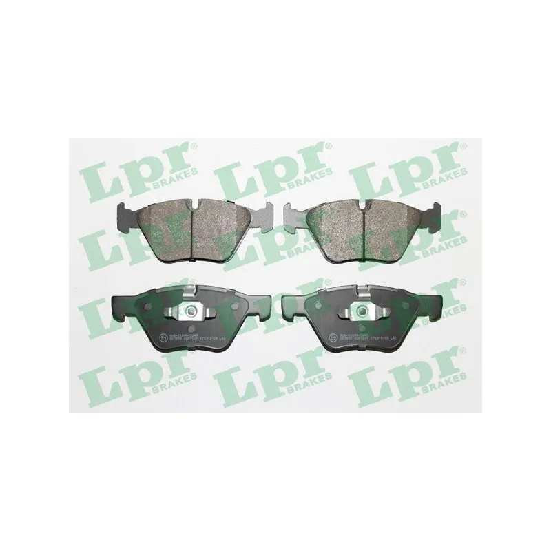 Jeu de 4 plaquettes de frein avant LPR 05P1511
