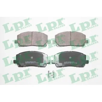 Jeu de 4 plaquettes de frein avant LPR 05P1516