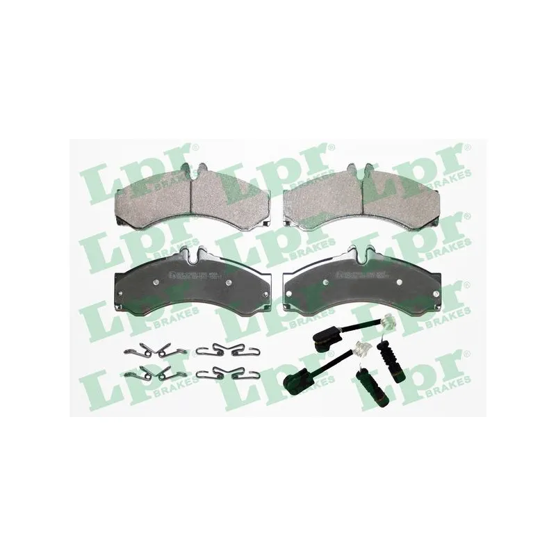 Jeu de 4 plaquettes de frein avant LPR 05P1517A
