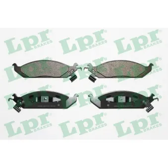 Jeu de 4 plaquettes de frein avant LPR 05P1519