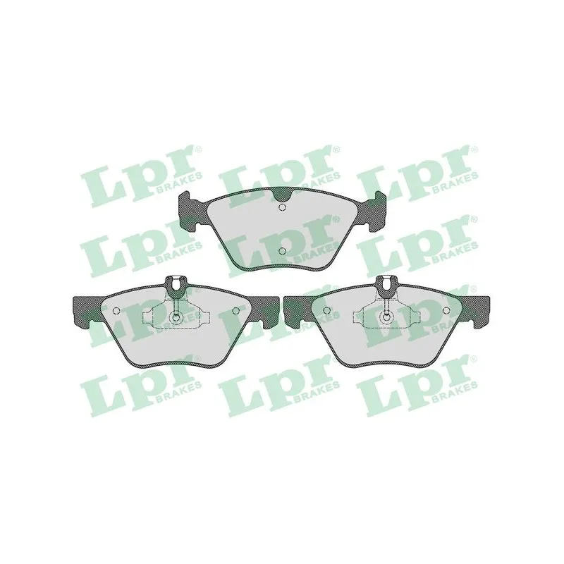 Jeu de 4 plaquettes de frein avant LPR 05P1523