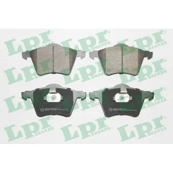 Jeu de 4 plaquettes de frein avant LPR 05P1525