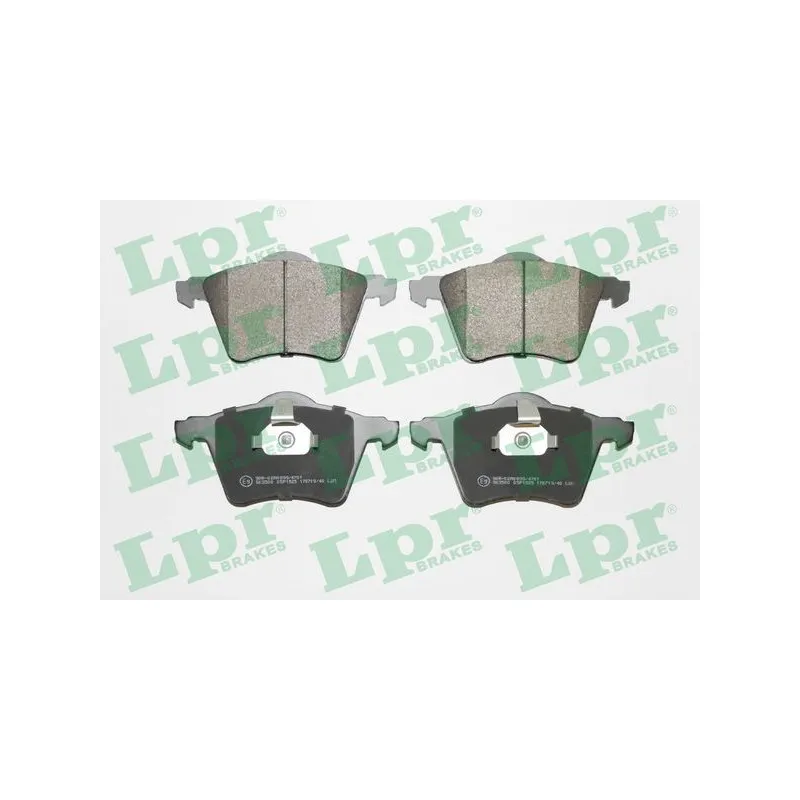 Jeu de 4 plaquettes de frein avant LPR 05P1525