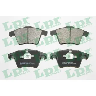 Jeu de 4 plaquettes de frein avant LPR 05P1526