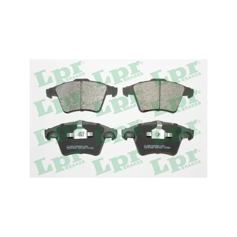 Jeu de 4 plaquettes de frein avant LPR 05P1526