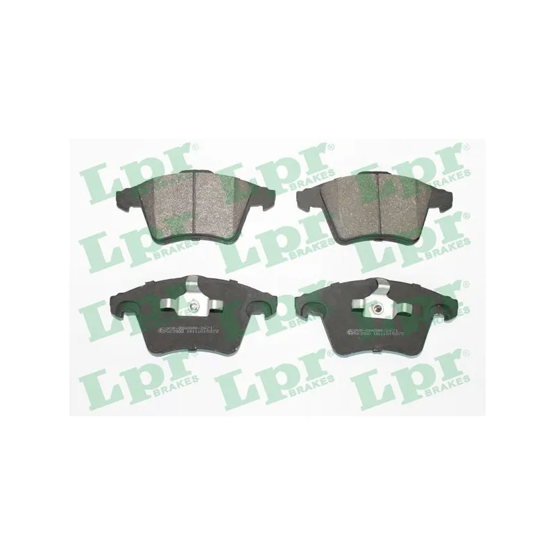 Jeu de 4 plaquettes de frein avant LPR 05P1527