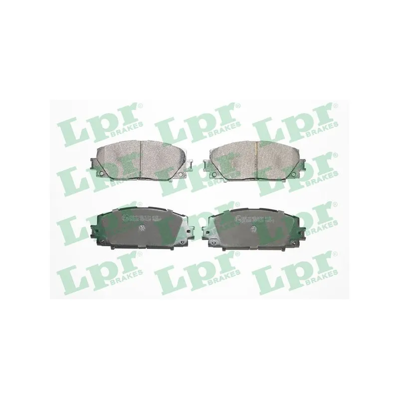 Jeu de 4 plaquettes de frein avant LPR 05P1529