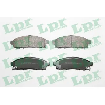 Jeu de 4 plaquettes de frein avant LPR 05P1533