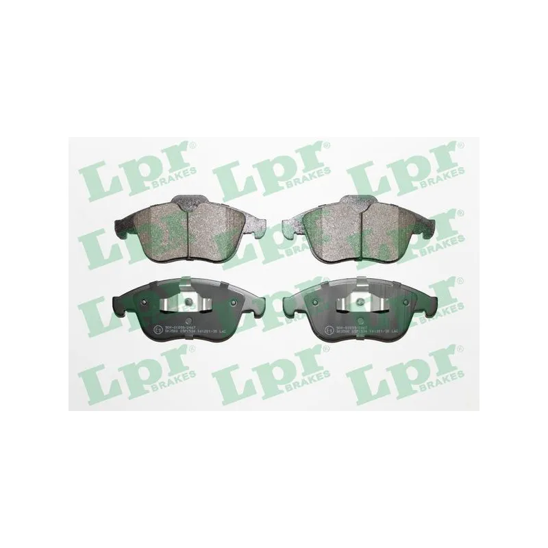 Jeu de 4 plaquettes de frein avant LPR 05P1534