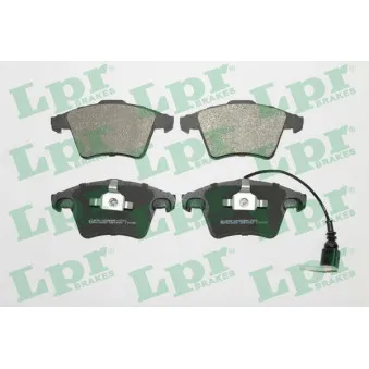 Jeu de 4 plaquettes de frein avant LPR 05P1536