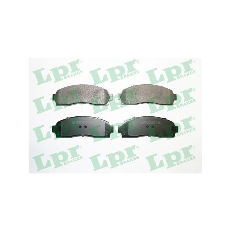 Jeu de 4 plaquettes de frein avant LPR 05P1542