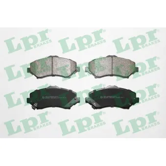 Jeu de 4 plaquettes de frein avant LPR 05P1549