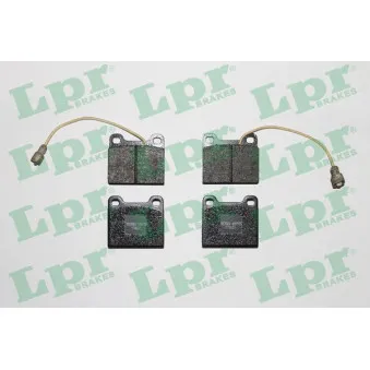 Jeu de 4 plaquettes de frein avant LPR 05P155