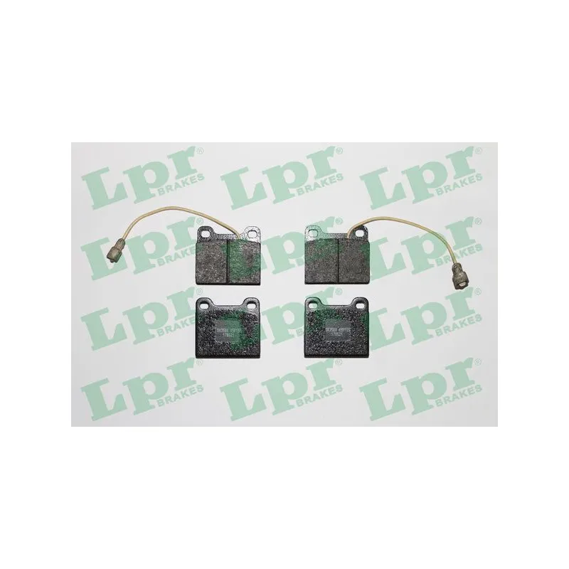 Jeu de 4 plaquettes de frein avant LPR 05P155