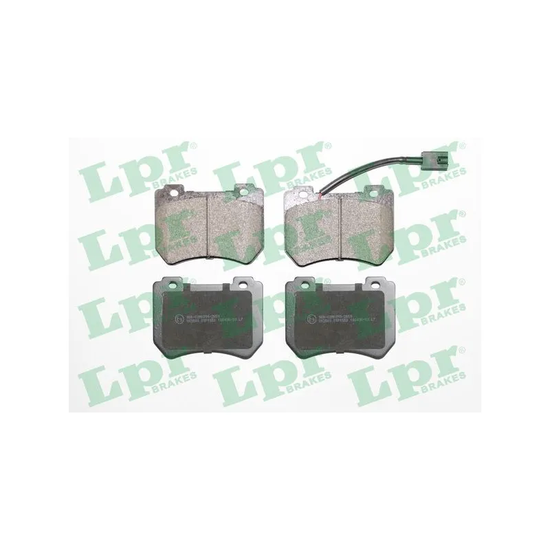 Jeu de 4 plaquettes de frein avant LPR 05P1552