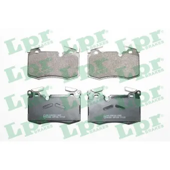 Jeu de 4 plaquettes de frein avant LPR 05P1556
