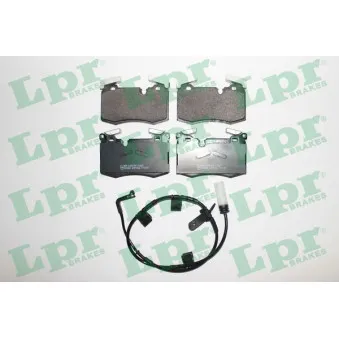 Jeu de 4 plaquettes de frein avant LPR 05P1556A