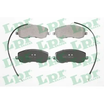 Jeu de 4 plaquettes de frein avant LPR 05P1557