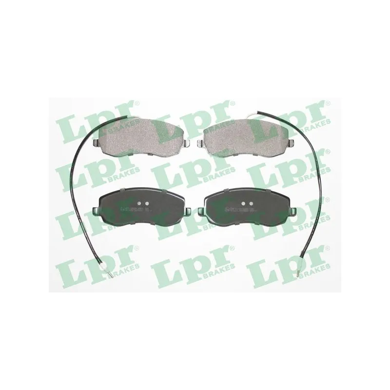 Jeu de 4 plaquettes de frein avant LPR 05P1557