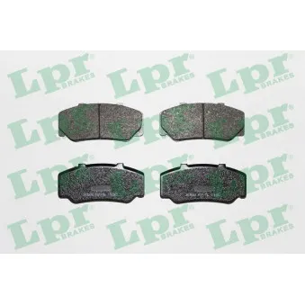 Jeu de 4 plaquettes de frein avant LPR 05P156