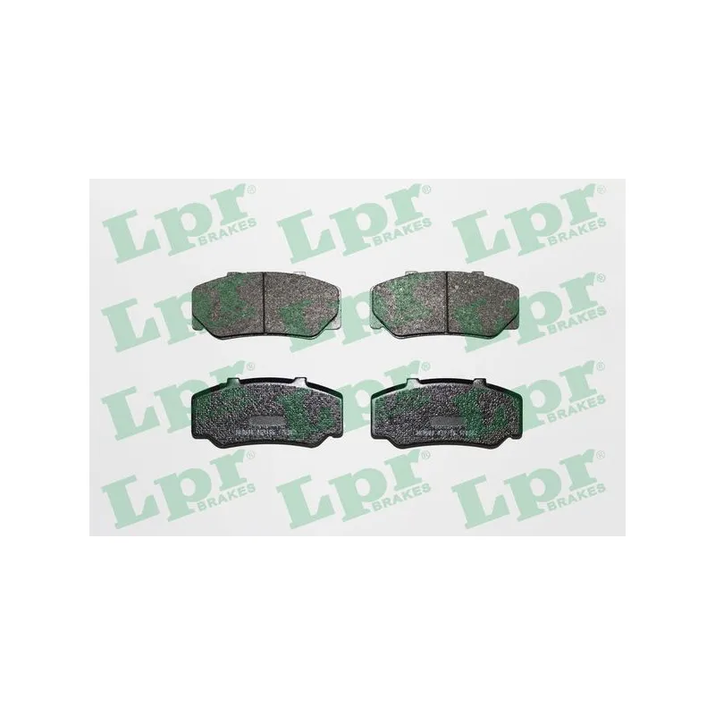 Jeu de 4 plaquettes de frein avant LPR 05P156