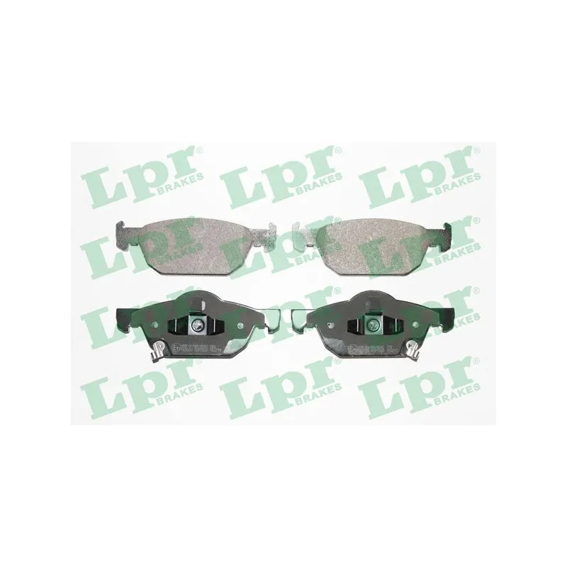 Jeu de 4 plaquettes de frein avant LPR 05P1560