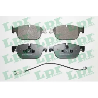 Jeu de 4 plaquettes de frein avant LPR 05P1561A