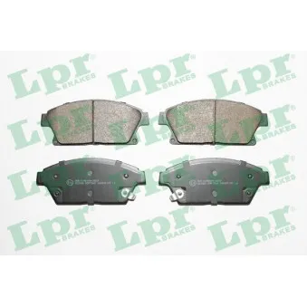 Jeu de 4 plaquettes de frein avant LPR 05P1562