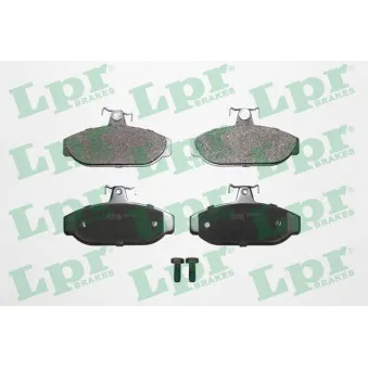 Jeu de 4 plaquettes de frein avant LPR 05P157