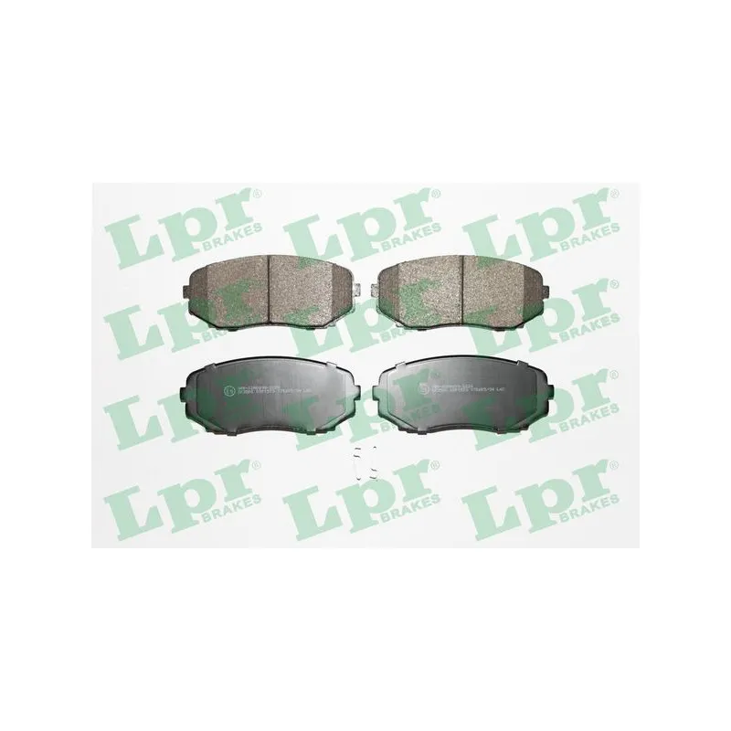 Jeu de 4 plaquettes de frein avant LPR 05P1573