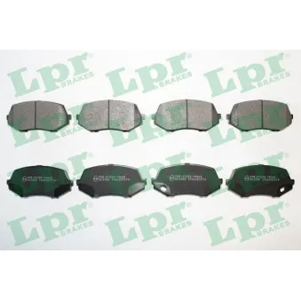 Jeu de 4 plaquettes de frein avant LPR 05P1574