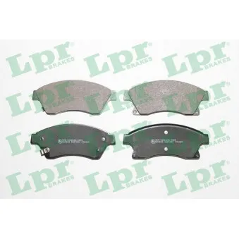 Jeu de 4 plaquettes de frein avant LPR 05P1581