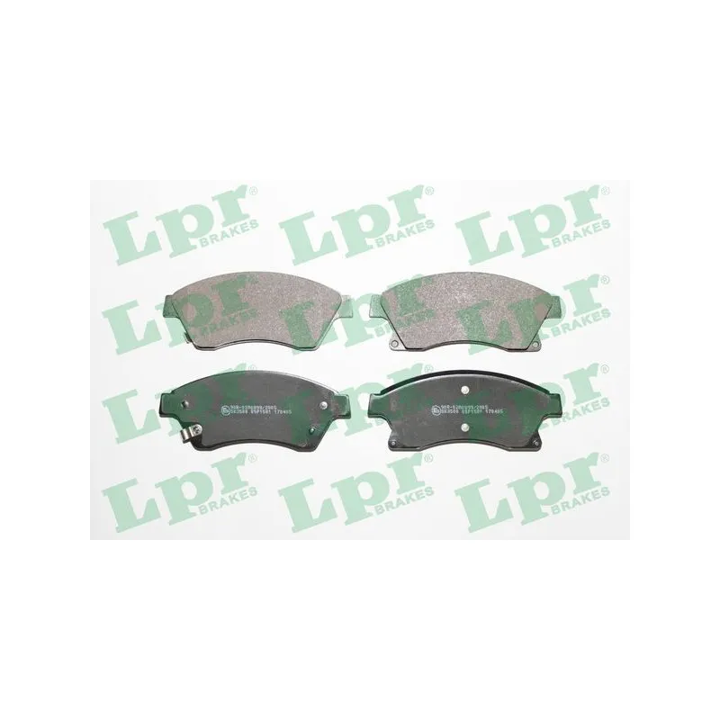 Jeu de 4 plaquettes de frein avant LPR 05P1581