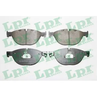 Jeu de 4 plaquettes de frein avant LPR 05P1582