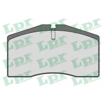 Jeu de 4 plaquettes de frein avant LPR 05P1585