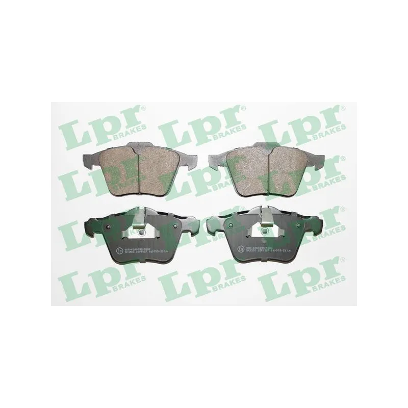 Jeu de 4 plaquettes de frein avant LPR 05P1587