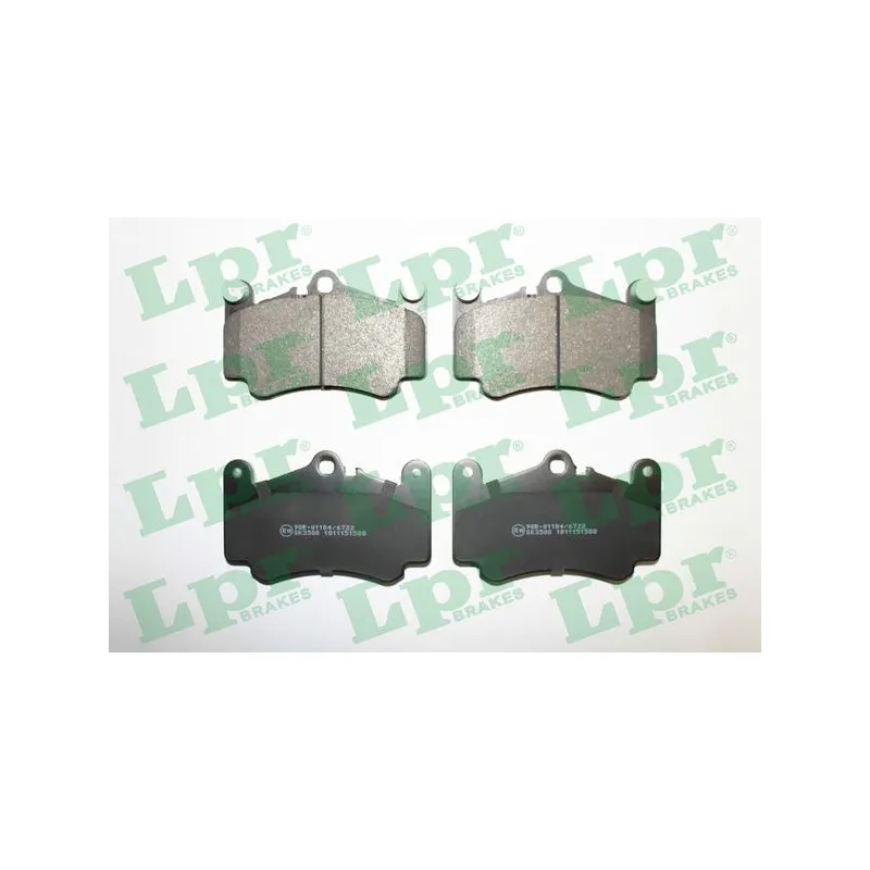 Jeu de 4 plaquettes de frein avant LPR 05P1588