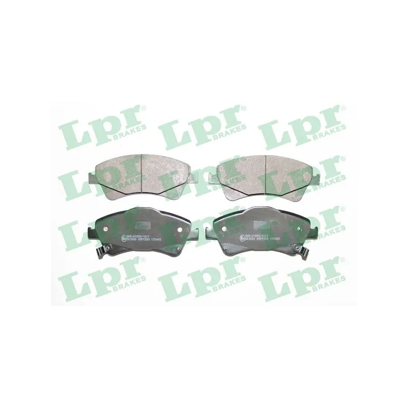 Jeu de 4 plaquettes de frein avant LPR 05P1589