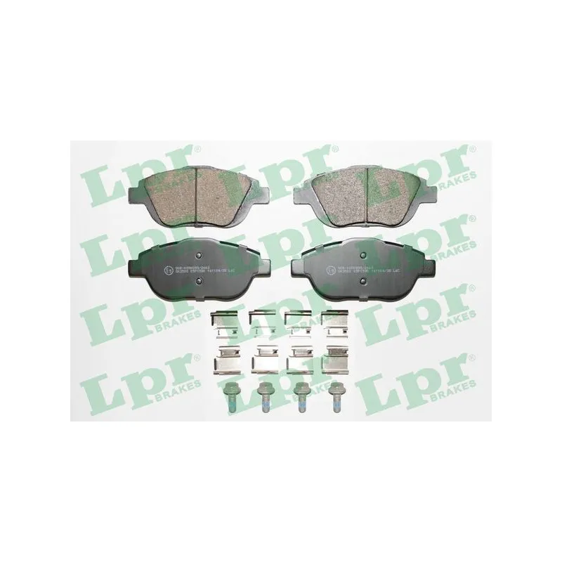 Jeu de 4 plaquettes de frein avant LPR 05P1590K